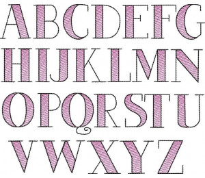 ADVENTSKALENDER 2. Dezember - Stickserie - Alpha Lettering inkl. BX